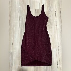 Mattelsa woman dress wine color. Size S